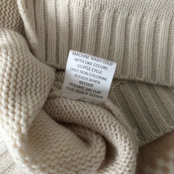 Altar'd State Cream Crew Neck Sweater with Textured Knit - Picture 7 of 7